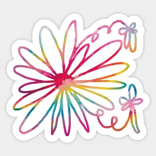 Blooming Flower Sticker